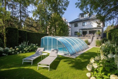 Easy Living - 9 Zimmer Villa mit herrlichem Garten, Pool, Garage - Niedrigenergiehaus!