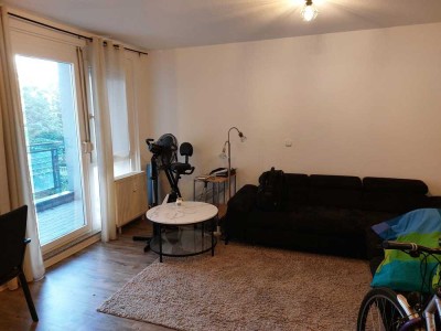 möblierte 1-Raum-Wohnung mit Balkon und Einbauküche per 01.11.25 oder früher