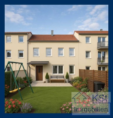 Sanierungsbedürftiges Reihenmittelhaus mit 2 Wohneinheiten im Zentrum Groitzsch – Ideal für Familien