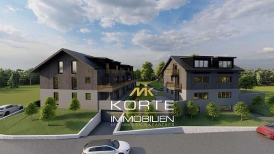 NEUBAU:
3-Zimmer Etagenwohnung in Stiefenhofen im Allgäu