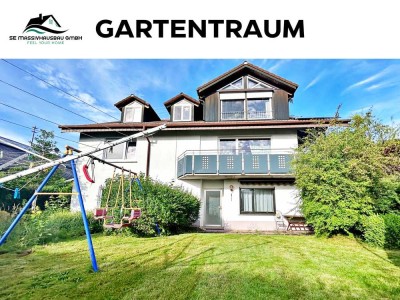 GARTENTRAUM - Gepflegtes 3-Familienhaus mit Garten, Terrasse, 2 Balkonen und Garage