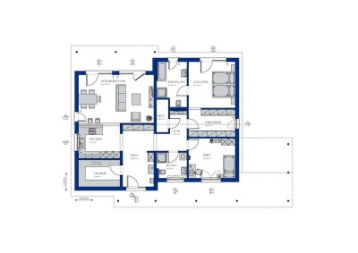 Gestalten Sie Ihren Bungalow SO, wie es Ihnen passt! Barrierefreier, lichtdurchfluteter Wohnraum der