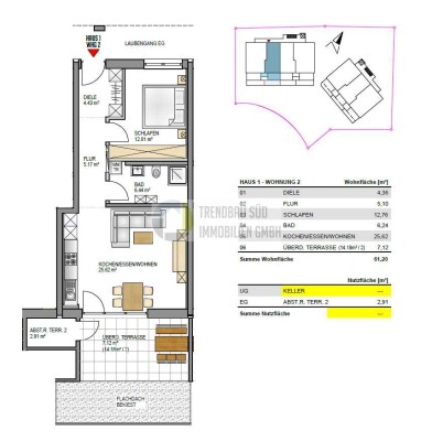Nachhaltig Wohnen in Mietingen - Energieeffiziente Neubauwohnung KfW 40 + QNG