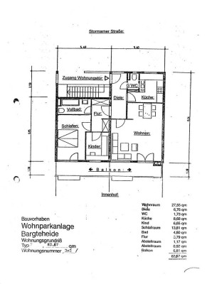 2,5 Zimmer-Wohnung mit großem Balkon und Tiefgaragenstellplatz zu vermieten