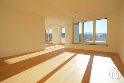 Provisionsfrei. Neuwertige 3-Zi.-Wohnung im Penthouse-Stil mit einzigartigem Bergblick.