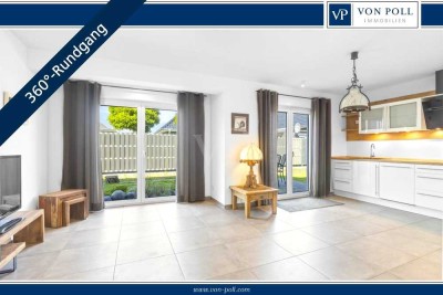 Ebenerdiges Wohnen mit Stil! Eigentumswohnung mit Terrasse, Garten, Garage und Zugang zum Wangermeer