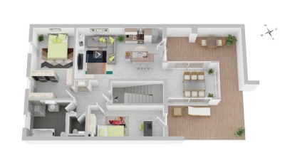 KfW-Förderung! 3 ZKB-Wohnung nach Ihren Wüschen mit großer Wohnterrasse in Neckarau