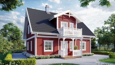 122 m² Schwedenhaus Nähe Augsburg  ca. 234 m² Grundstück,, 3 Min. fußläufig zum Bahnhof