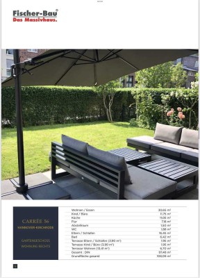 ***KIRCHRODE ***Leben in der Stadtvilla! CARRÉE 56 - Top-Garten-WHG ! 3�Terrassen ! TG-Platz ! EBK