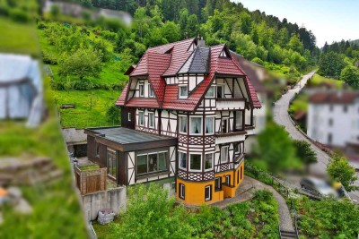 Idyllisches Mehrgenerationenhaus in charmanter Schwarzwaldvilla – Wohnen mit Weitblick und Vielfalt