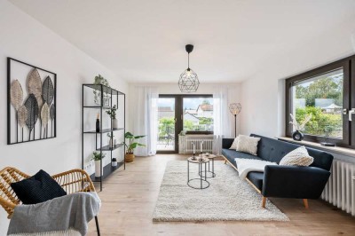 4-Zimmer-Wohnung mit Balkon, Garage und Garten!