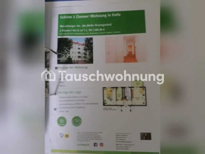 Tauschwohnung: Tausche schöne Wohnung in Halle/Rosengarten