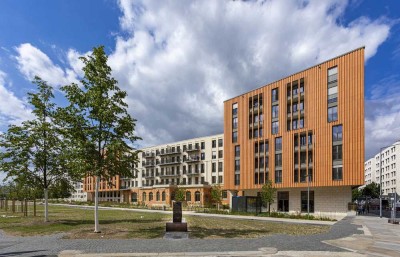 Citywohnung mit Parkett, EBK & Balkon