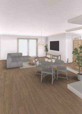 Nachhaltig Wohnen: Moderne 3-Zimmer-Neubauwohnung