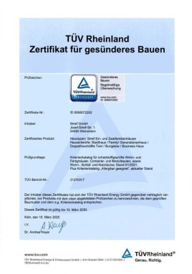 STREIF Haus für ein gesundes Zuhause !