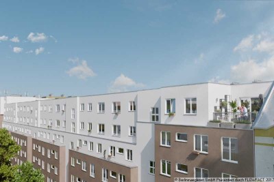 Erstklassige 4-Zimmer-Neubauwohnung mit 2 Sonnenbalkonen und Aussicht im Hotspot Kreuzkölln