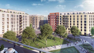 Schöne 2-Zi.-Wohnung in Erstbezug: 59 m², neue EBK, Loggia, Stellplatz!