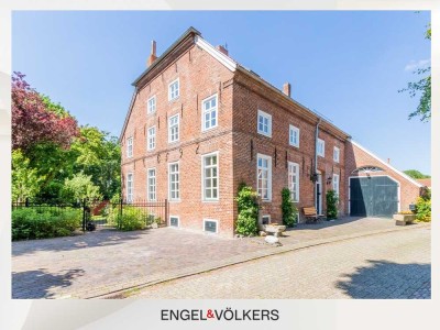 Elegantes Loft 'Backhaus' mit Terrasse und Kaminofen im Süderhof