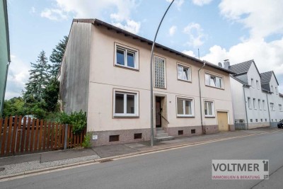 VARIABEL - freistehendes Zweifamilienhaus mit Garten & Grundstück in Homburg/Erbach!