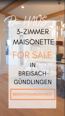 Luftige Maisonette mit hellem Dachstudio in BREISACH-GÜNDLINGEN * 100 QM * MEGA SOMMER-BALKON *