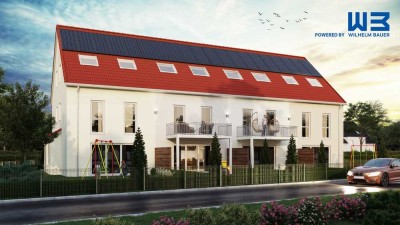 Reihenmittelhaus als KFW40-Effizienzhaus