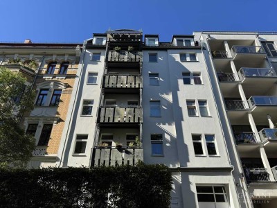 Bestlage von Leipzig - 2 Zimmer-Wohnung mit Balkon - Nähe Könneritzbrücke