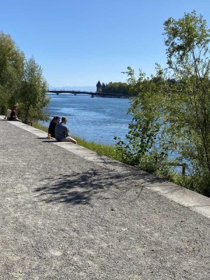 3, 5 Zi. Wohnung mit Blick in den Park. Nähe Seerhein