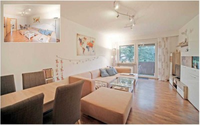 Charmante 2-Zi.-Wohnung, 1. Stock, Balkon, Gernlinden. Grüne Oase, perfekt geschnitten.