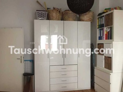 Tauschwohnung: 2-Zimmer-Altbau mit Balkon gegen 3-4 Zimmer m. Balkon/Garten