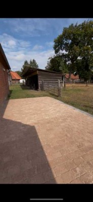 Helle 5-Zimmer-Wohnung mit Terasse & Offenställen in Grethem