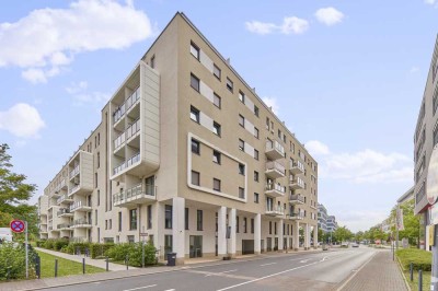 Moderne Penthousewohnung im Maisonettestil mit großer Dachterrasse