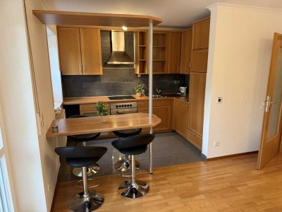 Sehr gepflegte exklusive 2 Zimmer EG+UG-Wohnung mit gehobener Innenausstattung in Erding/ Klettham