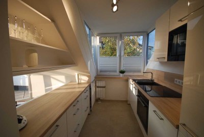 Luxuriöses 2-Zi Penthouse in Bogenhausen, Kernsanierung 2021+2024 / S8 / 80m² + 15m² Hobbyraum
