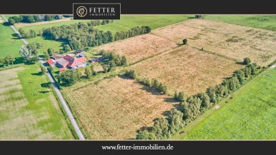 Schicke Pferdeimmobilie in begehrter idyllischer Lage von Jade inklusive luxuriösem Wohnhaus!