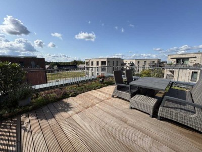 Penthouse Wohnung, 3 Zimmer und schöner Dachterrasse