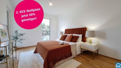 2. KFZ-Stellplatz – jetzt 50 % günstiger!