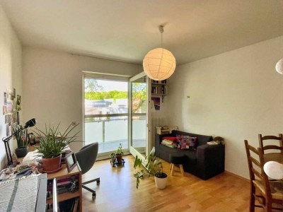 Vermietete 2-Zimmer-Wohnung mit Südwest-Loggia und Garage