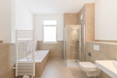 Moderne Wohlfühloase mit sonnigem Balkon, offener Küche & elegantem Tageslichtbad in zentraler Lage