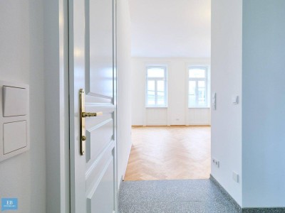 ALTBEWÄHRT TRIFFT AUF AVANTGARDE - Schöne Garconniere im 8ten Bezirk!