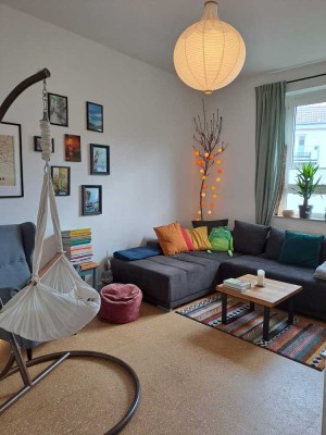 Wunderschöne 3-Zimmer-Altbauwohnung mit Balkon und Gemeinschaftsgarten im Frankenberger Viertel