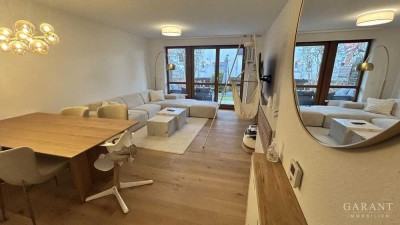 Schöne, helle 3 Zimmer-Wohnung mit Terrasse und Garten in Benningen am Neckar!