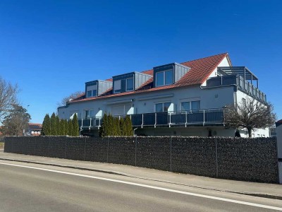 Schöne 1 ZKB-Whg., 1. OG, Süd-Westbalkon, Einbauküche, Tiefgaragenstellplatz und Kellerabteil