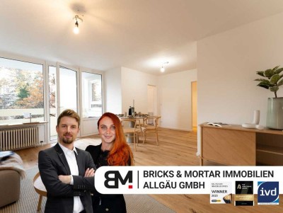 Wohnen in der Haubenschlossanlage – frisch sanierte 3,5-Zimmer-Wohnung in Toplage von Kempten