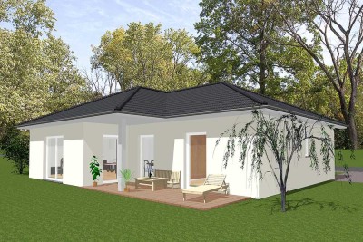Wohnen auf einer Ebene im Bungalow mit überdachter Terrasse und Grundstück nahe Jena!