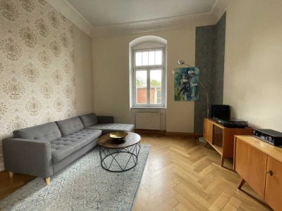 Möblierte 2-Zimmer-Wohnung mit Balkon, EBK, Strom und Internet inklusive