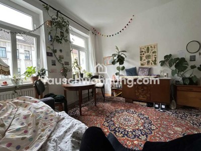 Tauschwohnung: Gemütliche Zweiraumwohnung mit Kamin