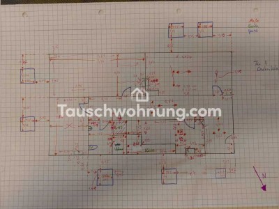 Tauschwohnung: Bieten: 2,5/3 Z. Wohnung; Sehr Zentral|Suchen etwas Größeres