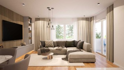 Moderne 3-Zimmer-Wohnung mit Balkon in zentraler Lage von Memmingen - KfW förderfähig