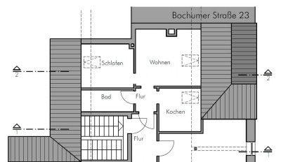 Renovierte Dachgeschosswohnung in Herne