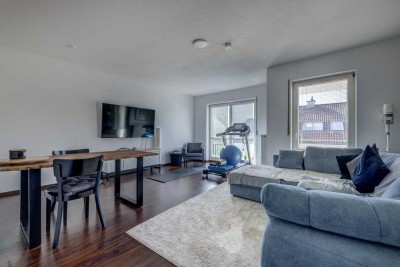 Attraktive 2-Zimmer-Eigentumswohnung mit Balkon, Gartenanteil und 2 Stellplätzen in Budenheim